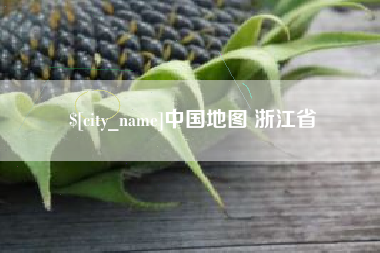 南漳中国地图 浙江省