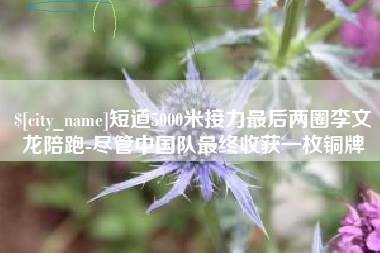南漳短道5000米接力最后两圈李文龙陪跑-尽管中国队最终收获一枚铜牌
