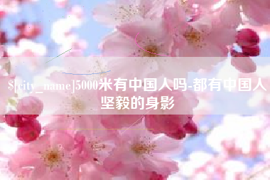南漳5000米有中国人吗-都有中国人坚毅的身影