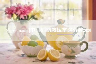 南漳中国消防救援学院分数2020