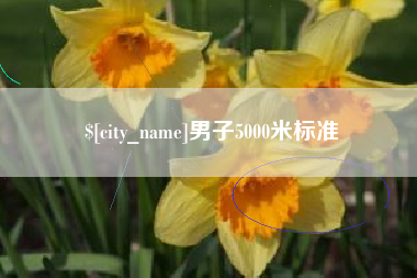 南漳男子5000米标准