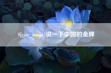 南漳说一下中国的金牌