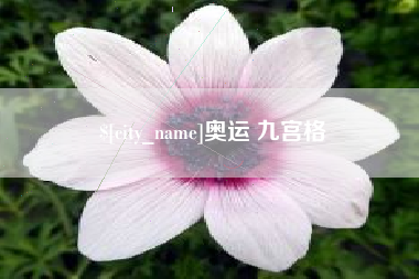 南漳奥运 九宫格