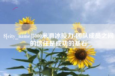 南漳5000米滑冰接力-团队成员之间的信任是成功的基石