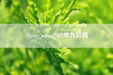 南漳202l年九宫格