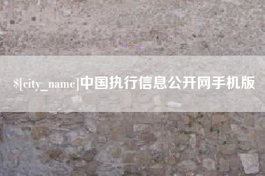 南漳中国执行信息公开网手机版