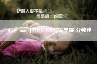 南漳中国消防救援学院 分数线