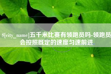 南漳五千米比赛有领跑员吗-领跑员会按照既定的速度匀速前进