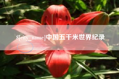 南漳中国五千米世界纪录