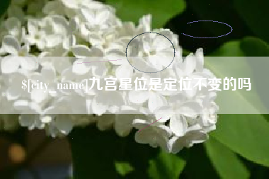 南漳九宫星位是定位不变的吗
