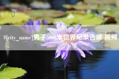南漳男子5000米世界纪录告破 视频