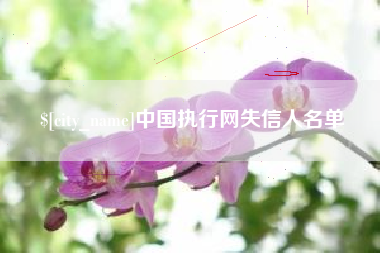 南漳中国执行网失信人名单