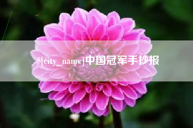 南漳中国冠军手抄报