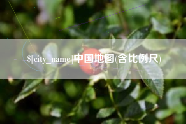 南漳中国地图(含比例尺)